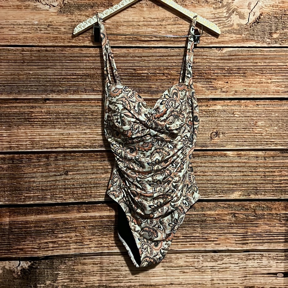 simply Swim One Piece Paisley Swim Suit